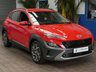 USED 2022 22 HYUNDAI KONA 1.6 h-GDi Premium SUV 5dr Petrol Hybrid DCT Euro 6 (s/s) (141 ps) SAT NAV REAR VIEW CAMERA CRUISE CONTROL PARKING SENSORS 1 OWNER SERVICE HISTORY HYUNDAI WARRANTY TILL MACH 2027