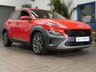 USED 2022 22 HYUNDAI KONA 1.6 h-GDi Premium SUV 5dr Petrol Hybrid DCT Euro 6 (s/s) (141 ps) SAT NAV REAR VIEW CAMERA CRUISE CONTROL PARKING SENSORS 1 OWNER SERVICE HISTORY HYUNDAI WARRANTY TILL MACH 2027