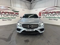 USED 2017 17 MERCEDES-BENZ E-CLASS 2.0 E220d AMG Line Saloon 4dr Diesel G-Tronic+ Euro 6 (s/s) (194 ps) 2 keys, FSH, reverse camera, NAV