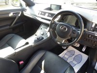 USED 2015 15 LEXUS CT 1.8 200h F Sport Hatchback 5dr Petrol Hybrid CVT Euro 6 (s/s) (136 ps) www.suffolkcarcentre.co.uk - Located at Reydon