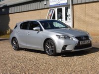USED 2015 15 LEXUS CT 1.8 200h F Sport Hatchback 5dr Petrol Hybrid CVT Euro 6 (s/s) (136 ps) www.suffolkcarcentre.co.uk - Located at Reydon