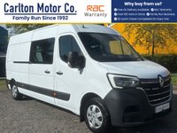 USED 2021 21 RENAULT MASTER 2.3 dCi 35 Business+ Crew Van Double Cab 5dr Diesel Manual FWD LWB Medium Roof Euro 6 (135 ps) 7 SEATER CREW CAB FACTORY BUILT