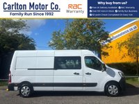 USED 2021 21 RENAULT MASTER 2.3 dCi 35 Business+ Crew Van Double Cab 5dr Diesel Manual FWD LWB Medium Roof Euro 6 (135 ps) 7 SEATER CREW CAB FACTORY BUILT