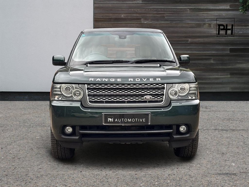 USED 2010 10 LAND ROVER RANGE ROVER 3.6 TD V8 Vogue SUV 5dr Diesel Auto 4WD Euro 4 (271 ps) CLEAR GLASS|GALWAY GREEN/TAN