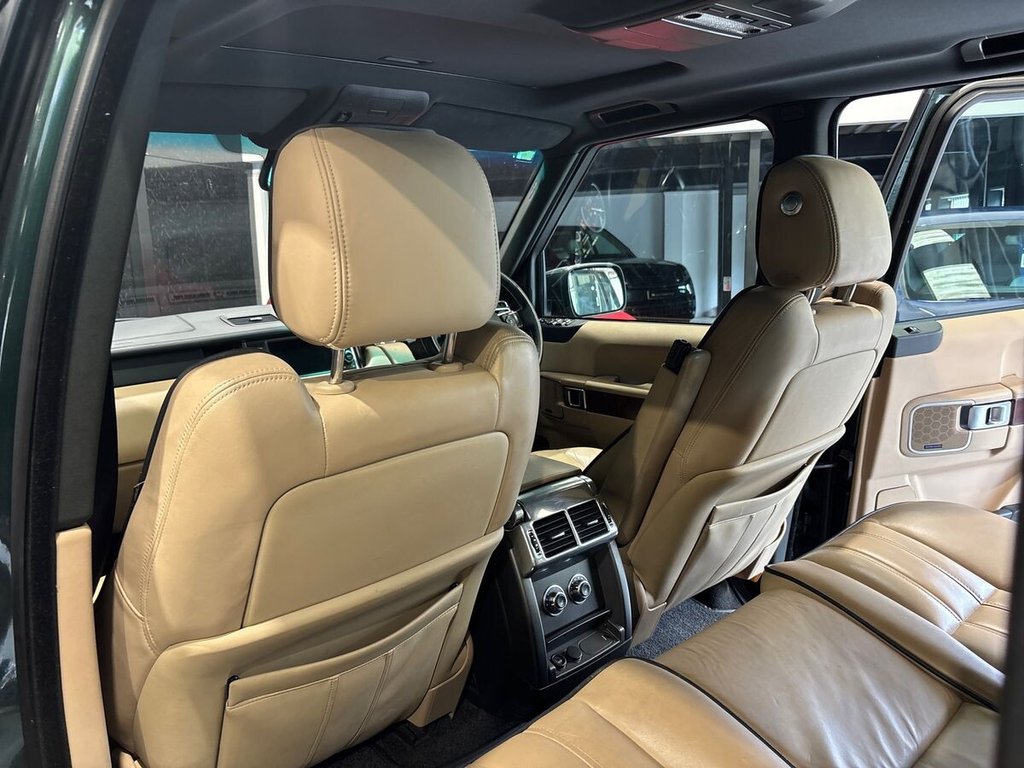 USED 2010 10 LAND ROVER RANGE ROVER 3.6 TD V8 Vogue SUV 5dr Diesel Auto 4WD Euro 4 (271 ps) CLEAR GLASS|GALWAY GREEN/TAN