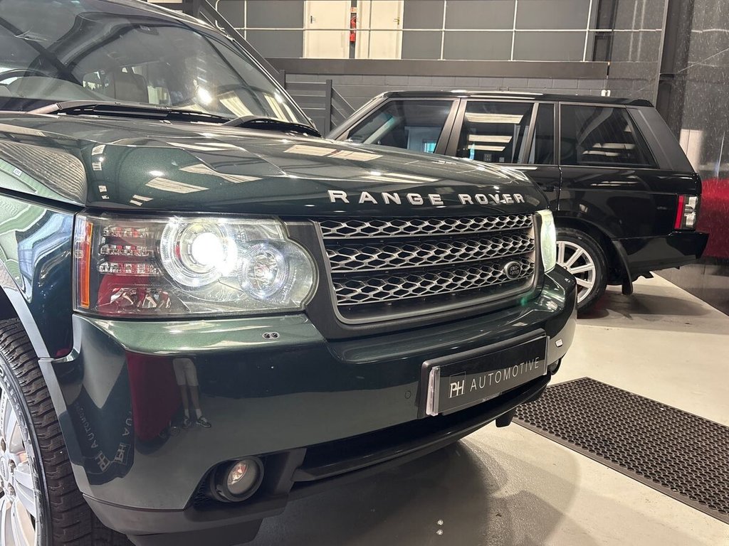 USED 2010 10 LAND ROVER RANGE ROVER 3.6 TD V8 Vogue SUV 5dr Diesel Auto 4WD Euro 4 (271 ps) CLEAR GLASS|GALWAY GREEN/TAN