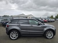 USED 2015 65 LAND ROVER RANGE ROVER EVOQUE 2.0 TD4 HSE Dynamic SUV 5dr Diesel Auto 4WD Euro 6 (s/s) (180 ps) A STUNNING ADDITION TO MASSIVE EVOQUE SELECTION FINISHED IN BEAUTIFUL WAITOMO GREY METALLIC PAINT+4 WHEEL DRIVE+DIESEL+AUTOMATIC+SERVICE HISTORY+ULEZ COMPLIANT+SANTORINI BLACK CONTRAST PAINTED ROOF WITH MATCHING SPOILER+PRIVACY GLASS+FULL LEATHER INTERIOR+FULL PANORAMIC GLASS ROOF WITH POWER BLIND+SATELLITE NAVIGATION+PARK ASSIST+CLIMATE CONTROL+20 INCH ALLOY WHEELS+COST NEW &pound;44495 MAKING THIS USED VEHICLE PHENOMENAL VALUE AT OUR LOW PRICE+1 FULL YEARS MOT PRIOR TO COLLECTION!!!!!!!!!!!!!!!!!!!!