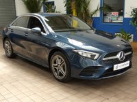 USED 2021 21 MERCEDES-BENZ A-CLASS 1.3 A250e 15.6kWh AMG Line Saloon 4dr Petrol Plug-in Hybrid 8G-DCT Euro 6 (s/s) (218 ps) SAT NAV PART LEATHER INTERIOR HEATED SEATS CRUISE CONTROL REAR VIEW CAMERA 1 OWNER EXCELLENT SERVICE HISTORY WARRANTY