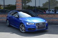 USED 2015 65 AUDI S3 2.0 TFSI Hatchback 3dr Petrol S Tronic quattro Euro 6 (s/s) (300 ps) PAN ROOF / SUPER SPORTS SEATS