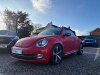 USED 2015 15 VOLKSWAGEN BEETLE 1.6 TDI BlueMotion Tech Design Cabriolet 2dr Diesel Manual Euro 5 (s/s) (105 ps) 