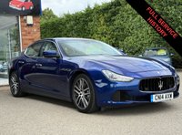 USED 2014 14 MASERATI GHIBLI 3.0D V6 Saloon 4dr Diesel ZF Euro 5 (s/s) (275 ps) FULL SERVICE HISTORY