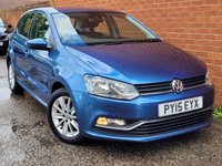 USED 2015 15 VOLKSWAGEN POLO 1.2 TSI BlueMotion Tech SE Hatchback 5dr Petrol Manual Euro 6 (s/s) (90 ps) 1 OWNER - HEATED SEATS