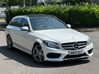 USED 2017 17 MERCEDES-BENZ C-CLASS 2.1 C220d AMG Line (Premium) Estate 5dr Diesel G-Tronic+ Euro 6 (s/s) (170 ps) 