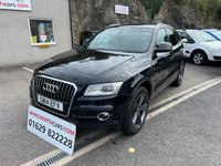 USED 2014 14 AUDI Q5 2.0 TDI S line Plus SUV 5dr Diesel Manual quattro Euro 5 (s/s) (177 ps) 20"Grey Alloys**Black leather*