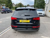 USED 2014 14 AUDI Q5 2.0 TDI S line Plus SUV 5dr Diesel Manual quattro Euro 5 (s/s) (177 ps) 20"Grey Alloys**Black leather*