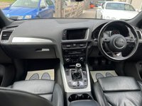 USED 2014 14 AUDI Q5 2.0 TDI S line Plus SUV 5dr Diesel Manual quattro Euro 5 (s/s) (177 ps) 20"Grey Alloys**Black leather*