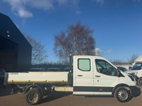 USED 2017 67 FORD TRANSIT 350 DOUBLE CAB TIPPER 2.0 ECOBLUE 130PS RWD - NO VAT 