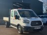 USED 2017 67 FORD TRANSIT 350 DOUBLE CAB TIPPER 2.0 ECOBLUE 130PS RWD - NO VAT 