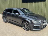 USED 2017 66 AUDI S3 2.0 TFSI Sportback 5dr Petrol S Tronic quattro Euro 6 (s/s) (310 ps) 