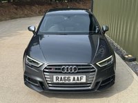 USED 2017 66 AUDI S3 2.0 TFSI Sportback 5dr Petrol S Tronic quattro Euro 6 (s/s) (310 ps) 