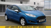 USED 2016 16 FORD FIESTA 1.0T EcoBoost Zetec Blue Edition Hatchback 3dr Petrol Manual Euro 6 (s/s) (100 ps) 