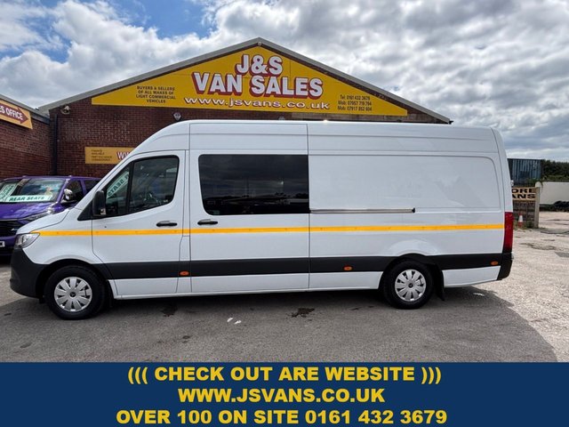 2021 MERCEDES-BENZ SPRINTER £21995 + VAT CREW VAN MESS UNIT VAN STOCKPORT