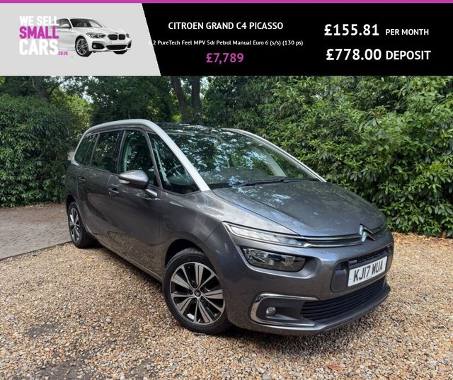View our Citroen Grand C4 Picasso 1.2 PureTech Feel MPV 5dr Petrol Manual Euro 6 (s/s) (130 ps)