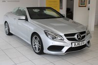 USED 2016 16 MERCEDES-BENZ E-CLASS 2.1 E220 BlueTEC AMG Line Cabriolet 2dr Diesel G-Tronic+ Euro 6 (s/s) (177 ps) 