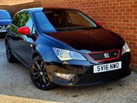 USED 2016 16 SEAT IBIZA 1.2 TSI FR Red Edition Sport Coupe 3dr Petrol Manual Euro 6 (110 ps) SAT NAV HISTORY + TIMING BELT