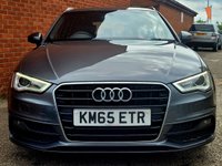 USED 2015 65 AUDI A3 2.0 TDI S line Sportback 5dr Diesel Manual Euro 6 (s/s) (Nav) (150 ps) SAT NAV FULL AUDI HISTORY