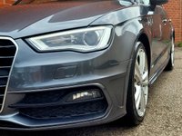USED 2015 65 AUDI A3 2.0 TDI S line Sportback 5dr Diesel Manual Euro 6 (s/s) (Nav) (150 ps) SAT NAV FULL AUDI HISTORY