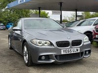 USED 2015 65 BMW 5 SERIES 2.0 520d M Sport Saloon 4dr Diesel Auto Euro 6 (s/s) (190 ps) 