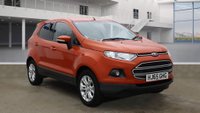USED 2015 65 FORD ECOSPORT 1.5 Zetec SUV 5dr Petrol Manual 2WD Euro 5 (112 ps) THIS CAR COMES WITH 6 MONTHS WARRANTY ,BREAKDOWN COVER & RECOVERY +   BLUETOOTH CONNECTION +  DAB RADIO +  CLIMATE CONTROL +  AUX CONNECTIVITY +  DAY TIME RUNNING LIGHTS +  USB CONNECTIVITY +  PRIVACY GLASS +  BENDING LIGHTS +  CLUSTER ILLUMINATION SETTINGS +  FRONT CUPHOLDERS +  TRIP COMPUTER +  CD PLAYER +  16 INCH ALLOY WHEELS