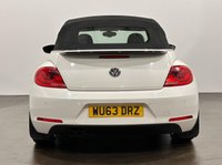 USED 2013 63 VOLKSWAGEN BEETLE 2.0 TDI Sport Cabriolet 2dr Diesel Manual Euro 5 (140 ps) Striking High Gloss White , Black Electric Hood, Sports Suspension, Rear Spoiler , Fender Audio Upgrade,