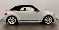 USED 2013 63 VOLKSWAGEN BEETLE 2.0 TDI Sport Cabriolet 2dr Diesel Manual Euro 5 (140 ps) Striking High Gloss White , Black Electric Hood, Sports Suspension, Rear Spoiler , Fender Audio Upgrade,