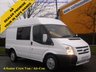 USED 2013 13 FORD TRANSIT 2.2Tdci 125 T300 Crew Van Free UK Delivery  