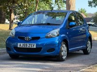 USED 2009 59 TOYOTA AYGO 1.0 VVT-i Blue Hatchback 5dr Petrol Manual Euro 4 (67 bhp) 