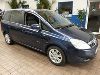 USED 2011 61 VAUXHALL ZAFIRA 1.8 16V Elite MPV 5dr Petrol Manual Euro 5 (140 ps) CAZ ULEZ COMPLIANT 7 SEATS HEATED LEATHER SEATS AIR CON RADIO CD PARKING SENSORS EXCELLENT SERVICE HISTORY 11 SERVICES TO 91K MILES CAMBELT REPLACED AT 75K MILES