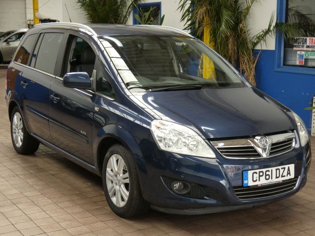 2011 61 Vauxhall Zafira 1.8 16V Elite MPV 5dr Petrol Manual Euro 5 (140 ps)