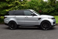 USED 2021 21 LAND ROVER RANGE ROVER SPORT 3.0 D300 MHEV HSE Silver SUV 5dr Diesel Auto 4WD Euro 6 (s/s) (300 ps) COLOUR REVERSE CAMERA, SIDE TUBES,