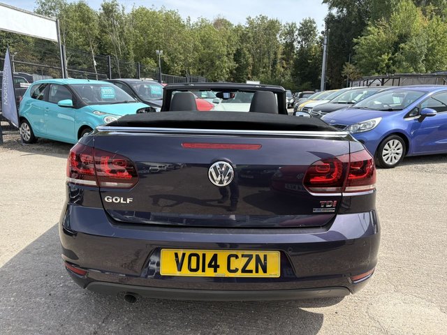 2014 VOLKSWAGEN GOLF 1.6 TDI BlueMotion Tech SE Cabriolet 2dr Diesel Manual Euro 5 (s/s) (105 ps) - Photo 5