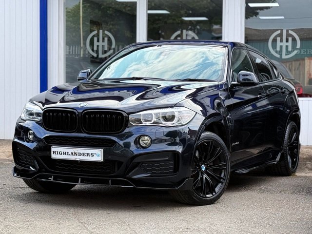 2016 66 BMW X6 3.0 40D M SPORT M PERFORMANCE KIT HEAD UP DISPLAY SAT NAV H/KARDON SUV 5DR DIESEL AUTO XDRIVE EURO 6 (S/S) (313 PS)