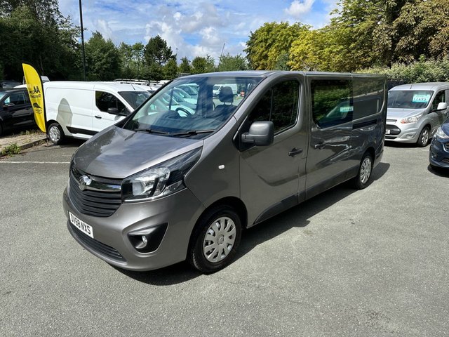2018 68 Vauxhall Vivaro 1.6 CDTi 2900 Sportive Crew Van Double Cab 5dr Diesel Manual L2 H1 Euro 6 (6 Seat) (120 ps)