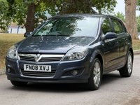 USED 2008 08 VAUXHALL ASTRA 1.6i 16v SXi Hatchback 5dr Petrol Manual (155 g/km, 113 bhp) 