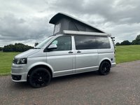 USED 2014 14 VOLKSWAGEN TRANSPORTER 4 BERTH LUXURY CAMPERVAN  TAILGATE & BIKE RACK  140 BHP