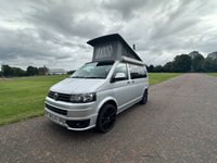 USED 2014 14 VOLKSWAGEN TRANSPORTER 4 BERTH LUXURY CAMPERVAN  TAILGATE & BIKE RACK  140 BHP