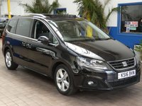 USED 2016 SEAT ALHAMBRA 2.0 TDI SE Lux MPV 5dr Diesel DSG Euro 6 (s/s) (150 ps) TOP OF THE RANGE BIG SPEC SAT NAV SUNROOF LEATHER CAMERA 2 OWNERS 8 SEATS SERVICE TO 64K SEPT 2024 CAMBELT AND WATERPUMP REPLACED AT 77K JULY 2025