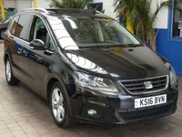 USED 2016 SEAT ALHAMBRA 2.0 TDI SE Lux MPV 5dr Diesel DSG Euro 6 (s/s) (150 ps) TOP OF THE RANGE BIG SPEC SAT NAV SUNROOF LEATHER CAMERA 2 OWNERS 8 SEATS SERVICE TO 64K SEPT 2024 CAMBELT AND WATERPUMP REPLACED AT 77K JULY 2025