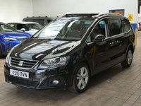 USED 2016 SEAT ALHAMBRA 2.0 TDI SE Lux MPV 5dr Diesel DSG Euro 6 (s/s) (150 ps) TOP OF THE RANGE BIG SPEC SAT NAV SUNROOF LEATHER CAMERA 2 OWNERS 8 SEATS SERVICE TO 64K SEPT 2024 CAMBELT AND WATERPUMP REPLACED AT 77K JULY 2025