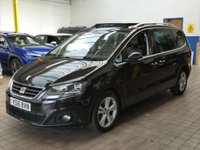 USED 2016 SEAT ALHAMBRA 2.0 TDI SE Lux MPV 5dr Diesel DSG Euro 6 (s/s) (150 ps) TOP OF THE RANGE BIG SPEC SAT NAV SUNROOF LEATHER CAMERA 2 OWNERS 8 SEATS SERVICE TO 64K SEPT 2024 CAMBELT AND WATERPUMP REPLACED AT 77K JULY 2025